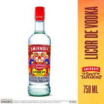 Licor de vodka SMIRNOFF tamarindo picante (750  ml)