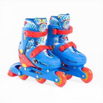Patines Infantiles 2 En 1 3Ruedas Talla 31 34 Azul Sonic Zs78749