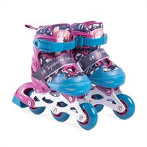 Patines En Linea Chasis De Aluminio 3Ruedas Talla 27 30 Frozen Zs78408