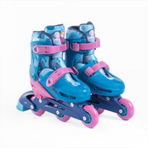 Patines Infantiles 2 En 1 3Ruedas Talla 27 30 Azul Frozen Zs79333