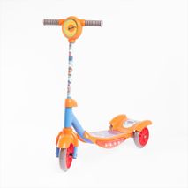 Patineta Scooter Kids Light 3 Ruedas Naranja Hot Wheels Zs78433