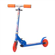Patineta Scooter Folding Junior 2Ruedas Azul Hot Wheels Zs78360