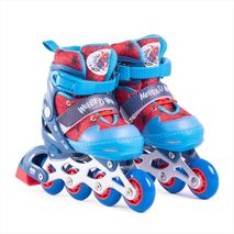 Patines En Linea Chasis De Aluminio 4Ruedas Talla 31 34 Spiderman Zs79120