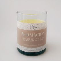 Vela Afirmación Aroma Mango Maracuyá De 210 Gr Mi Haus