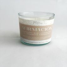 Vela Afirmación Aroma Jengibre De 110 Gr Mi Haus