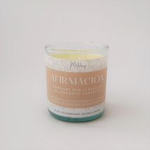 Vela Afirmación Aroma Mango Maracuyá De 110 Gr Mi Haus