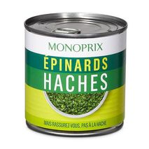 Espinaca MONOPRIX MARCA EXCLUSIVA  (395  gr)