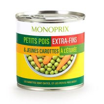 Arvejas MONOPRIX MARCA EXCLUSIVA  (265  gr)