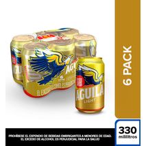 Cerveza Light Sixpack AGUILA LIGHT 1980 ml