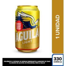 Cerveza AGUILA LIGHT lata (330  ml)