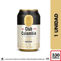 Cerveza CLUB COLOMBIA negra lata (330  ml)