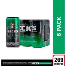 Cerveza BECK S lata x6und (1614  ml)