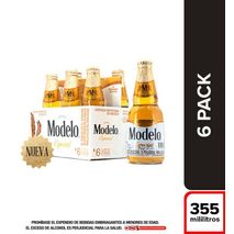Cerveza MODELO especial botella x6und (2130  ml)