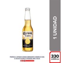 Cerveza CORONA extra botella (330  ml)