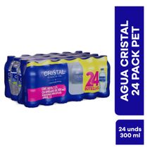 Agua CRISTAL Sin Gas Botella x24und 300ml (7200  ml)