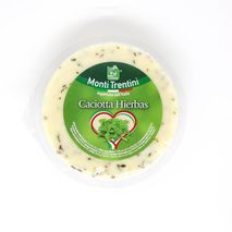 Queso MONTITRENTINI MARCA EXCLUSIVA Caciotta hierbas cuña