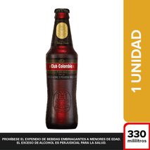 Cerveza CLUB COLOMBIA negra botella (330  ml)