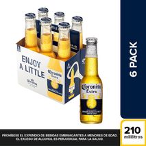 Cerveza CORONA botella x6und (1260  ml)