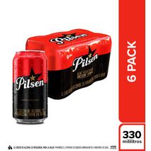 Cerveza sixpack lata PILSEN 1980 ml