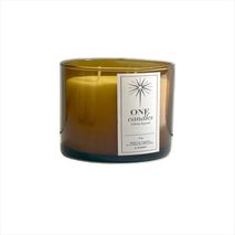 Vela Ámbar Edición Especial Onecandles De 8 Oz Pabilos De Hilo Aroma Chocolate