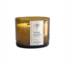 Vela Ámbar Edición Especial Onecandles De 8 Oz Pabilos De Madera Aroma Ginger Peach