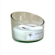 Vela Asimétrica Onecandles 9 Onzas Pabilos De Madera Envase Vidrio Aroma Pasión De Durazno