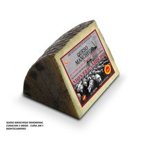 Queso Spanish Cheese Marca Exclusiva Manchego curado cuña (200  gr)