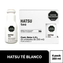 Té HATSU Blanco x6und 250ml (1500  ml)