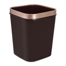Cesto De Basura 15L Con Pisa Bolsa Caneca Plástica Moderna Café