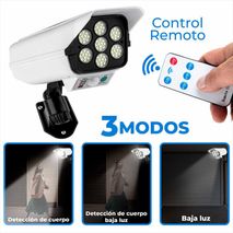 Set X2 Lámpara Solar Tipo Monitor 77 Leds Y Control Remoto