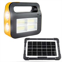 Lámpara Emergencia Solar Led Multifuncional Carga Múltiple