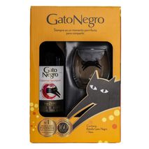 Vino tinto GATO NEGRO  + vaso regalo Cabenet S (750  ml)