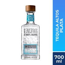 Tequila Blanco OLMECA plata 100% agave   (700  ml)