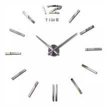 Reloj De Pared 3D Grande Palos Y Número 12