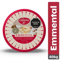 Queso ALPINA Emmental porcionado en tienda