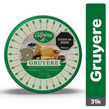 Queso ALPINA Gruyere porcionado en tienda