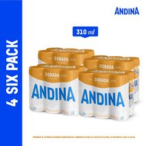 Cerveza ANDINA dorada lata x24und 310ml (7440  ml)