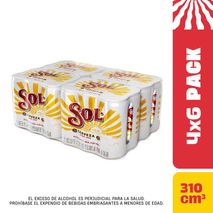 Cerveza SOL lata x24und 310ml (7440  ml)