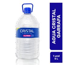 Agua CRISTAL Sin Gas Garrafa (5000  ml)