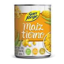 Maíz tierno SAN JORGE Lata (180  gr)