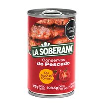 Atun LA SOBERANA En Salsa De Tomate (108.5  gr)