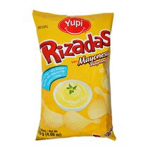 Papa YUPI Rizada Sabor Mayonesa Familiar (115  gr)