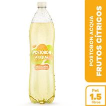 Gaseosa POSTOBON Acqua Frutos Cítricos Botella (1500  ml)