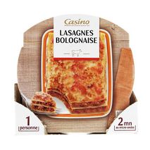 LASAÑA BOLOÑESA CASINO MARCA EXCLUSIVA 350  gr