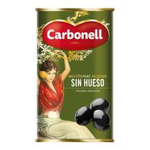 Aceitunas negras CARBONELL MARCA EXCLUSIVA Sin hueso (150  gr)