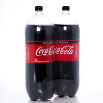 Gaseosa Coca Cola ZERO Sin Azúcarx2und (6000  ml)