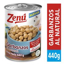 GARBANZO EN LATA ZENU 231  gr