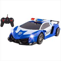 Policía Del Juguete Del Coche Del Rc Súper Exótico.