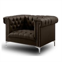 Poltrona De Lujo Siria Elegant Café Microfibra