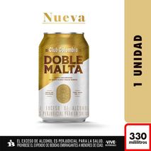 Cerveza CLUB COLOMBIA doble malta lata (330  ml)